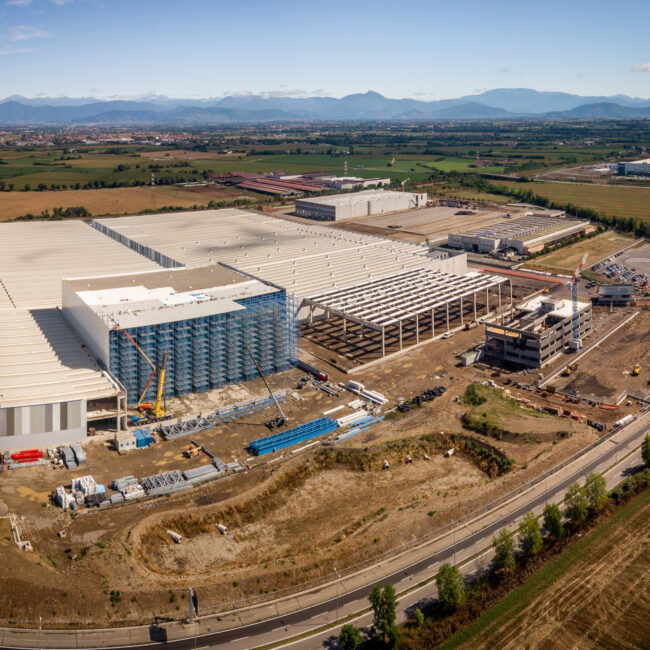 immagine cortenuova polo logistico MD vista dall'alto
