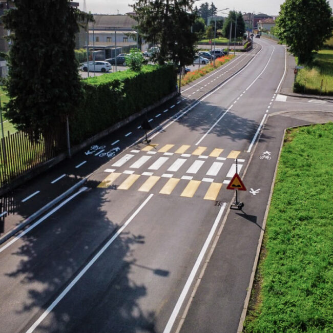 immagine riqualificazione urbana via Guazzanica Dalmine