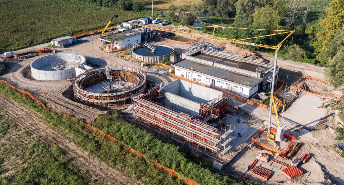 immagine impianto di depurazione di leno