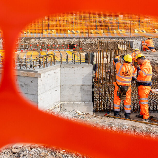 immagine cantiere collegamento bergamo aeroporto orio al serio