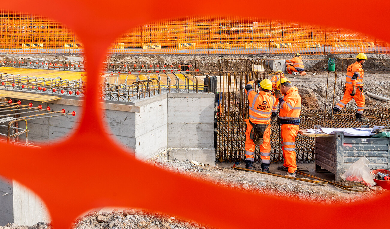 immagine cantiere collegamento bergamo aeroporto orio al serio